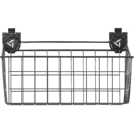 GLADIATOR GLADIATOR GAWU18BKBH Wire Basket, 35 lb Capacity, Steel, Graphite GAWU18BKBH